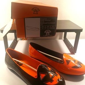 LYDIA JACKOLANTERN ORANGE/BLACK FLATS